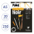 Скетчбук - альбом для смешанных техник 20л., А5, на склейке Clairefontaine "Paint'ON Noir", 250г/м2,