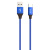 Кабель USB PERO DC-02 Type-C, 2А, 1м, синий