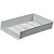 Лоток для бумаг решетчатый серый