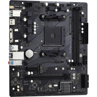 Материнская плата ASROCK A520M-HVS, AM4, A520, 2xDDR4, D-Sub+HDMI
