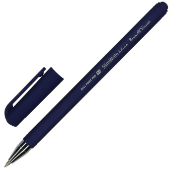 Ручка шариковая неавтоматическая Bruno Visconti SlimWrite Original синяя (толщина линии 0.5 мм)