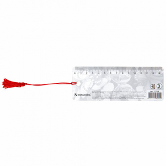 Закладка для книг 3D, BRAUBERG, объемная c движением "Бабочки", с декоративным шнурком-завязкой, 125