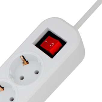 Сетевой фильтр Progix SF5PW5 (5м/5А/200Дж/белый)