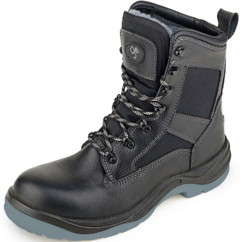 Ботинки рабочие с высоким берцем,  утепленные (мод.26НМ) ПУ/ТПУ с КП (р.45)