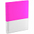 Папка на 4 кольцах Berlingo "Semicolor" А4, 24мм, 700мкм, D-кольца, с внутр. карманом, розовая, софт-тач
