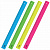 Линейка пластиковая 40 см, СТАММ "Neon", непрозрачная, неоновая, ассорти, ЛН51