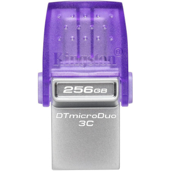 Флеш-память Kingston microDuo 3C G3, 256 Гб, USB 3.2 & USB Type-C и Type-A