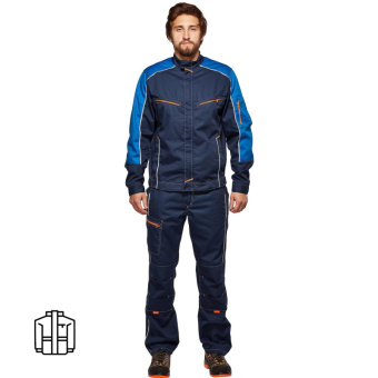 Куртка летняя муж. л34-КУ т.син/вас (р.64-66) 182-188 (мод.КУ208)