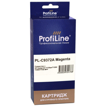 Картридж струйный ProfiLine C9372A №72 пурпурн. HP DesignJet T1120ps/T1200