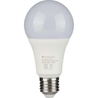 Лампа светодиодная Topfort E27 25W 4000K груша