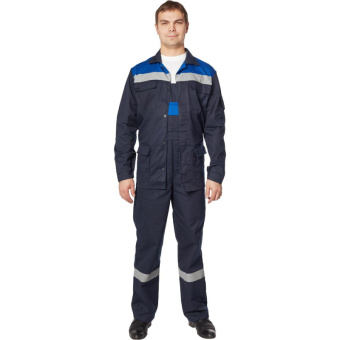 Костюм рабочий летний муж л05-КПК син/вас (р.60-62) 194-200 (Арсенал-СП)