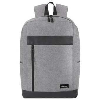 Рюкзак HEIKKI PLANE (ХЕЙКИ) универсальный, отделение для ноутбука, серый, 42х30х14 см, 273887