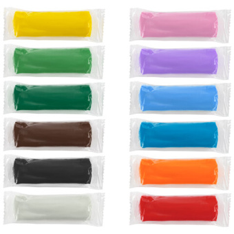 Пластилин на растительной основе (тесто для лепки) ПИФАГОР, 12 цветов, 360 г, пластиковое ведро, 104