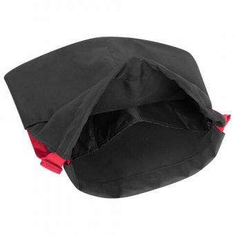 Рюкзак спортивный мешок HEIKKI PACK (ХЕЙКИ), 2 отделенения, увеличенный объем, 40х35 см, черно-красн