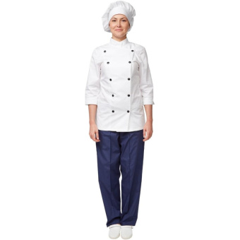 Куртка повара у14-КУ белая (размер 52-54 рост 158-164)