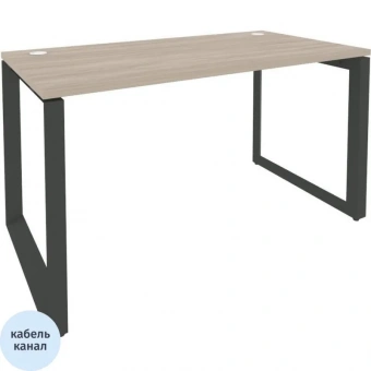 Стол прямой ONIX-О O.MO-SP-3.7 (дуб аттик/антрацит, 1380х720х750 мм)