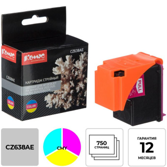 Картридж струйный Комус 46 CZ638AE цв. для DJ 2520hc