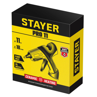 Клеевой пистолет сетевой Stayer PRO 11 (0681-20)