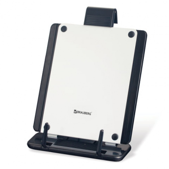 Подставка для книг, учебников, журналов BRAUBERG большая, регулируемый угол наклона, раздвижная, 230