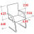 Стул BN_TQ_Стул Echair-805 VP кожзам черный, хром