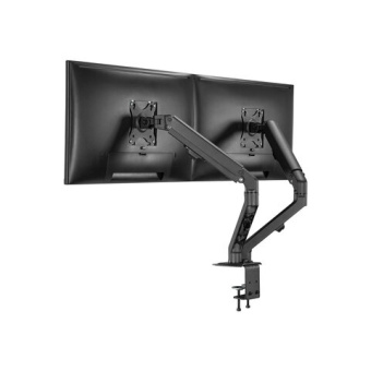 Кронштейн для двух мониторов настольный VESA 75х75, 100х100, 17"-27", до 14 кг, SONNEN MOTION, 455945
