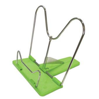 Подставка для книг, пластик/металл никелированный, европодвес, GLOBUS, 0001