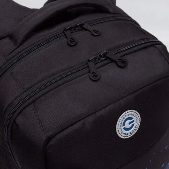 Рюкзак GRIZZLY школьный, анатомическая спинка, 2 отделения, для мальчиков, "SMART", 39х26х19 см, RB-