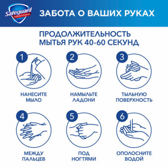 Мыло жидкое антибактериальное 225 мл, SAFEGUARD (Сейфгард) "Классическое", дозатор