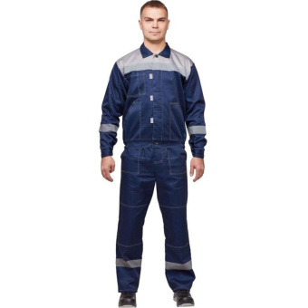 Костюм летний муж. л20-КБР синий/сер (р.52-54) 182-188 (Арсенал-СП)