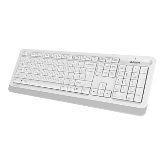 Набор клавиатура+мышь A4Tech Fstyler FG1010 белый/серый USB беспроводная