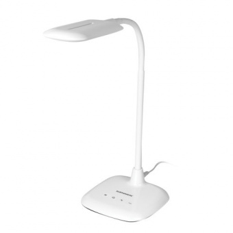 Светильник настольный SONNEN BR-819A, на подставке, светодиодный, 8 Вт, белый, 236666