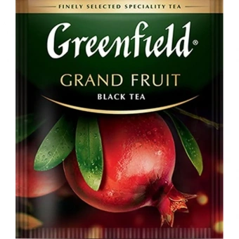 Чай Greenfield Grand Fruit черный с гранатом 25 пакетиков