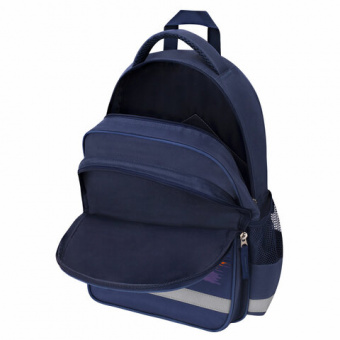 Рюкзак ПИФАГОР SCHOOL, 1 отделение, 3 кармана, "Speed bolid", 38x28х14 см, 273170