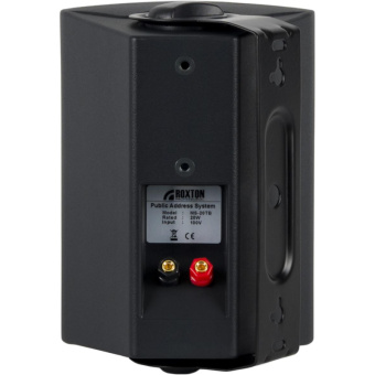 Акустическая система Roxton MS-20TB, настенная, черная, 20Вт, 70/100В