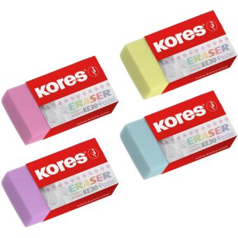 Ластик Kores KE-30 ПВХ прямоугольный 40x21x10 мм