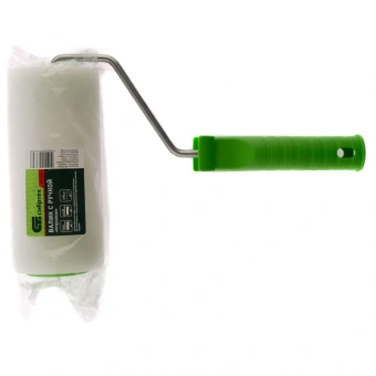 Валик ПОРОЛОН с ручкой, 150 мм, D 48мм, D ручки 6мм Россия Сибртех 80102