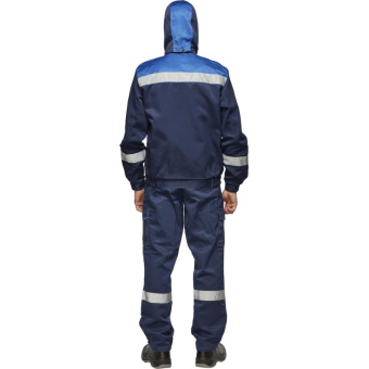 Костюм рабочий летний муж.Антей СОП син/вас (КПК) 48-50 (96-100)/170-176