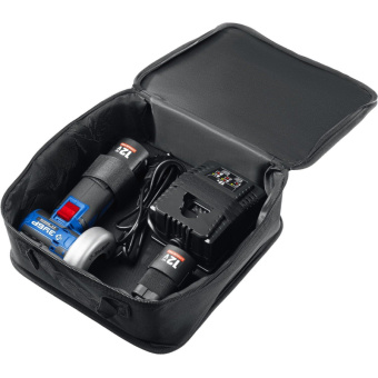 Шлифмашина угловая бесщеточная аккум. ЗУБР AB-76-22, 12 В, 2 АКБ (4Ач)