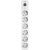 Сетевой фильтр Powercom SP-06W 1,8 м (6 розеток) белый/серый