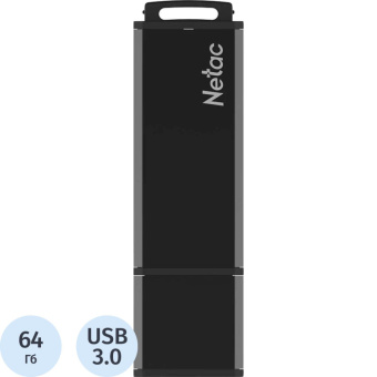 Флеш-память Netac USB Drive U351 USB3.0 64GB, retail version