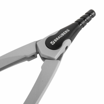 Готовальня BRAUBERG ULTRA, 4 предмета: циркуль 135 мм, запасные грифели, насадка, графитовый цвет, 210821