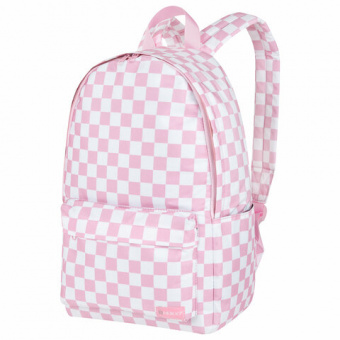 Рюкзак HEIKKI POSITIVE (ХЕЙКИ) универсальный, карман-антивор, "Pastel Chess", 42х28х14 см