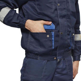 Костюм рабочий летний муж.Антей СОП син/вас (КПК) 48-50 (96-100)/170-176