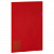 Папка-уголок жесткая, непрозрачная (тонированная), А4, BRAUBERG "UNIVERSAL", красная, 0,18 мм