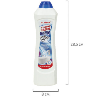 Чистящее средство универсальное крем 780 мл, LAIMA PROFESSIONAL "White fresh", ТУРЦИЯ, 608661