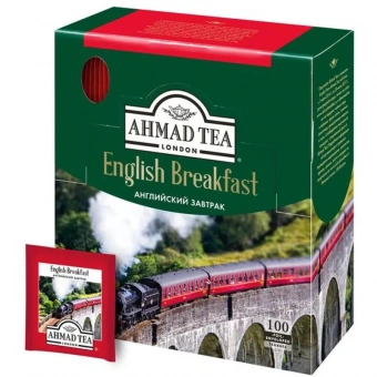 Чай Ahmad English Breakfast черный 100пак/уп
