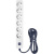 Сетевой фильтр Powercom SP-06W 1,8 м (6 розеток) белый/серый