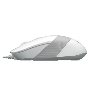 Мышь компьютерная A4Tech Fstyler FM10S белый/серый 1600dpi/USB/4but