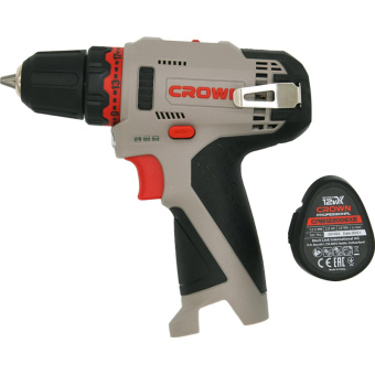 Дрель-шуруповерт аккумуляторная CROWN CT21072HX-2 BMC
