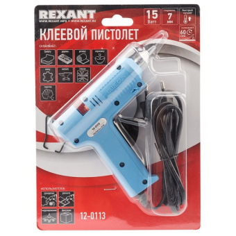 Клеевой пистолет сетевой Rexant (12-0113)